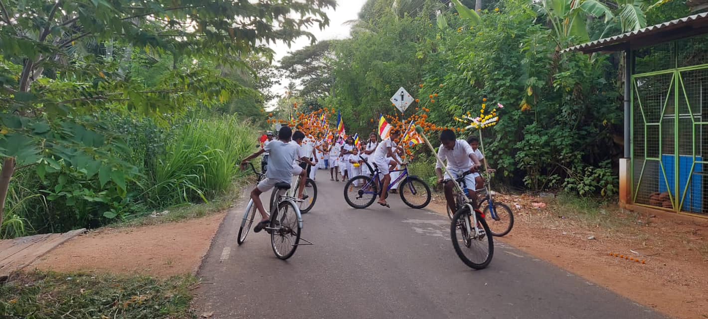 Esala Monthly Flower Procession (Perahera)